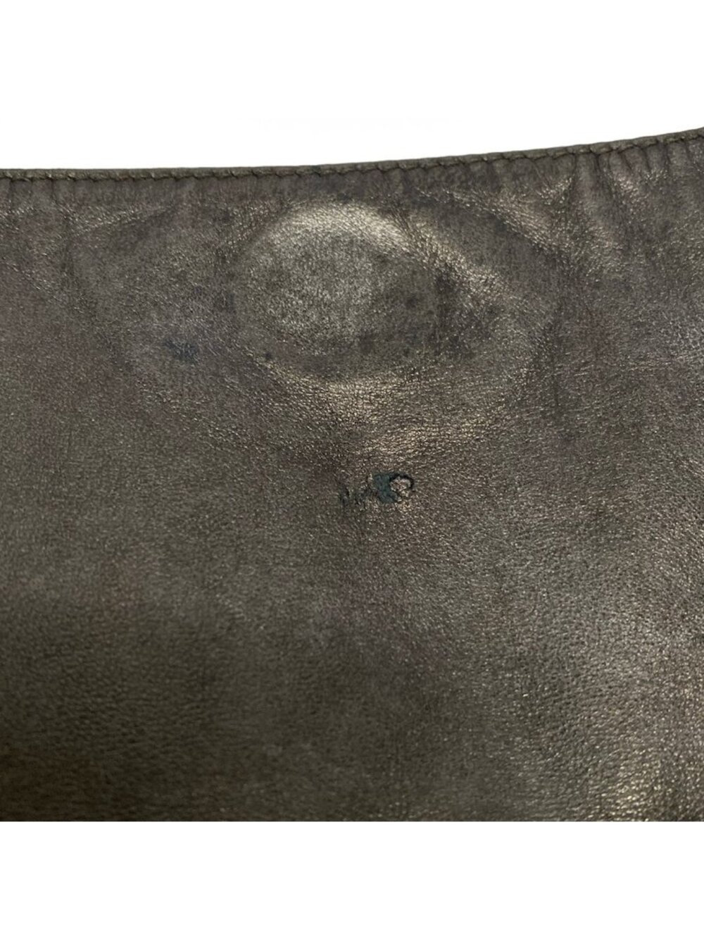 ★SOLD★ Chanel Shoulder Bag Dark Brown Logo Leather - Picture 11 of 12